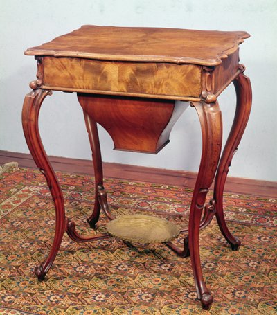 Rococo style worktable, 1840 by German School